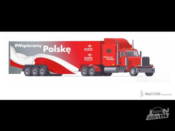 Ciężarówka pełna polskich produktów zawita do Ełku
