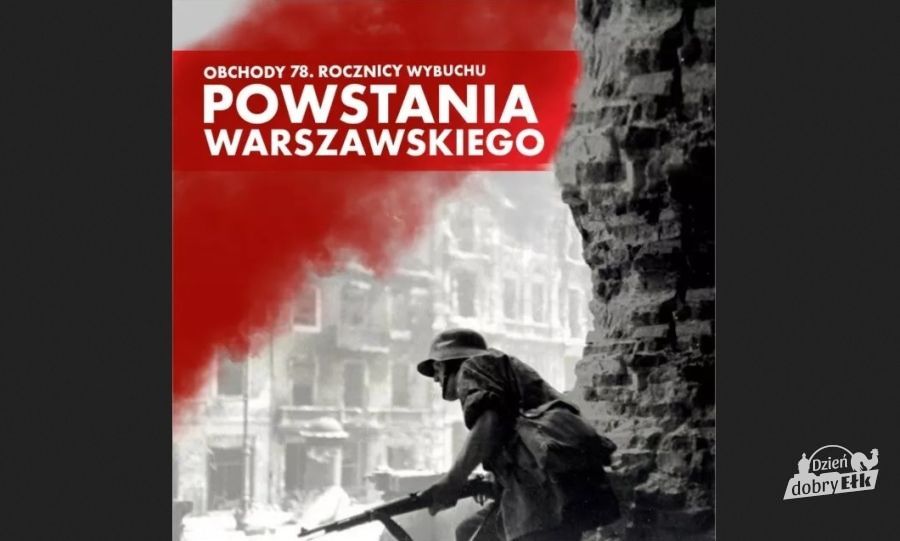 Ełk pamięta. Obchody 78. rocznicy Powstania Warszawskiego