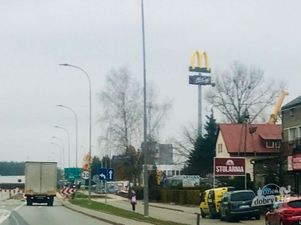 Uwaga! Zmiana organizacji ruchu na ulicy Suwalskiej w związku z budową McDonalds-a